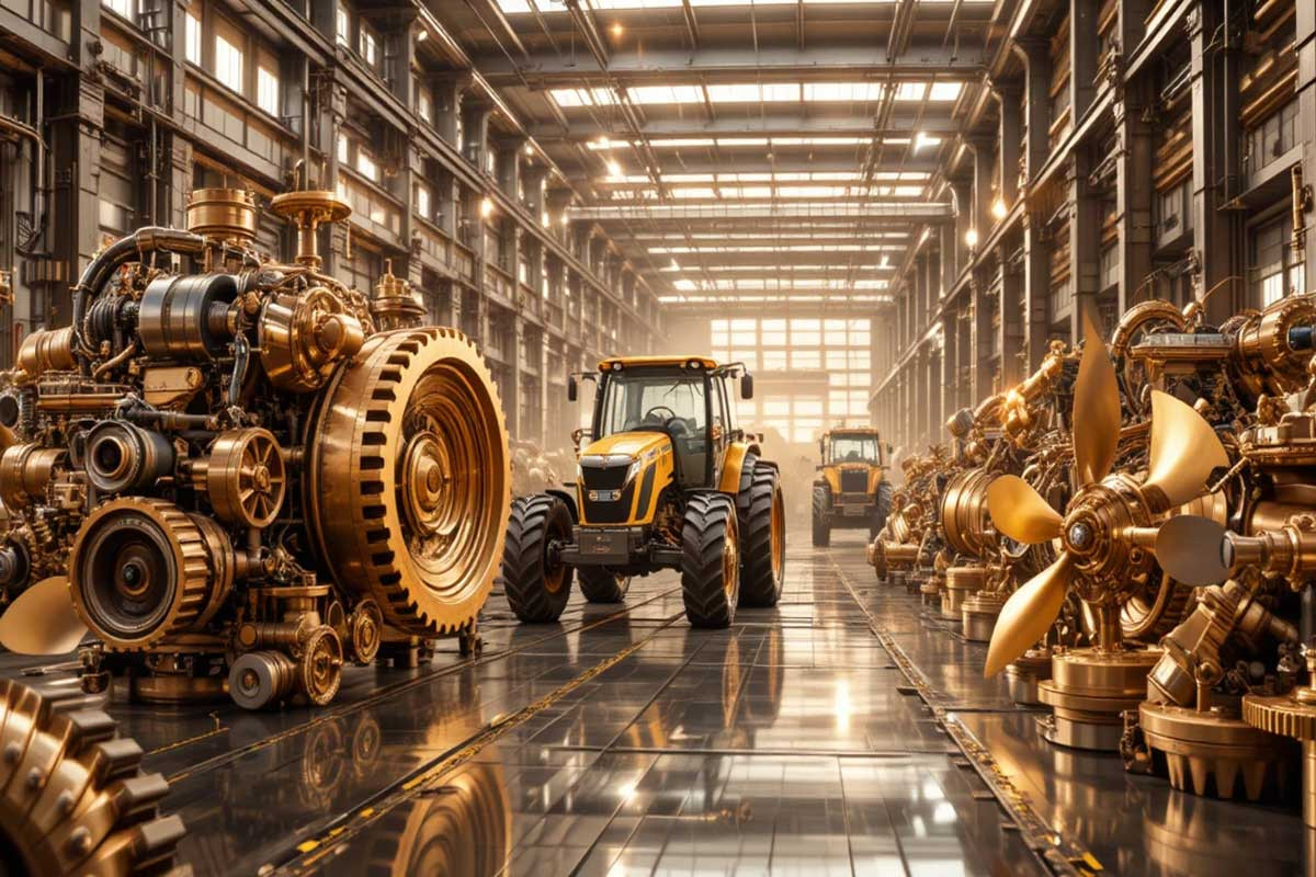 کاربردهای جدید برنز در صنعت خودرو، کشاورزی و دریایی